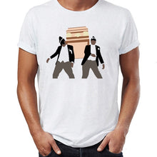 Load image into Gallery viewer, Men's T Shirt Coffin Dance Meme Dancing Pallbearers Abby Artwork Art Printed Tee funny basic Short-sleeved stay home or dance