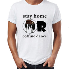 Load image into Gallery viewer, Men&#39;s T Shirt Coffin Dance Meme Dancing Pallbearers Abby Artwork Art Printed Tee funny basic Short-sleeved stay home or dance
